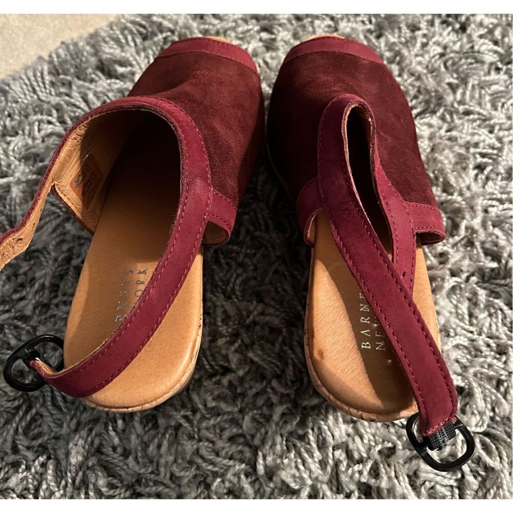 NWOB Barneys New York Suede Platform Wedge Sandal